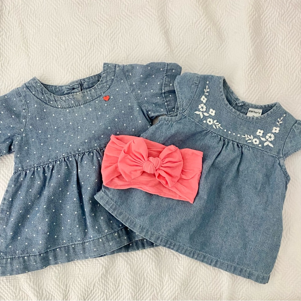 Carter’s Denim Dress Bundle Set